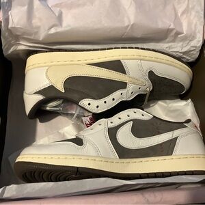 Travis Scott x Air Jordan 1 Low OG 'Reverse Mocha' size 10.5